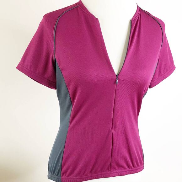 REI Women’s Cycling Bike Jersey Medium NEW!! Short Sleeve 3/4 Zip - Picture 1 of 3